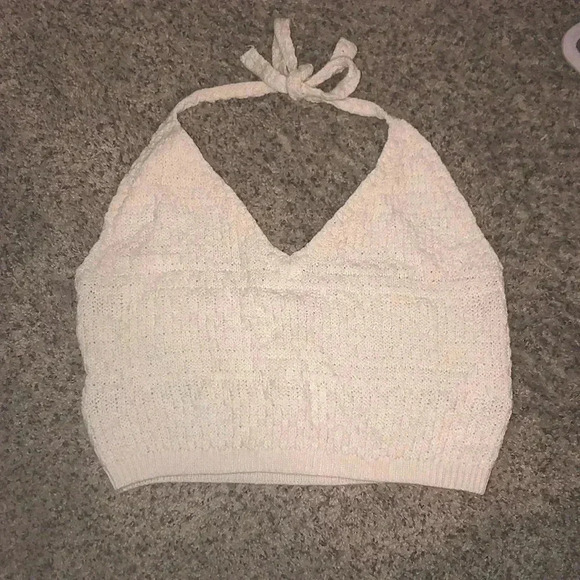 Wild Fable Knit Halter Crop Top Size Small - Picture 1 of 3